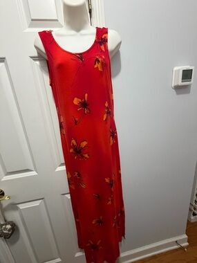 Dress in a bag Bette court Vibrant Floral Sleeveless Maxi Dress size small